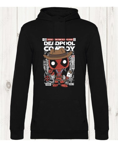 Sweat-shirt Deadpool Cowboy – Le Mercenaire en Mode Western