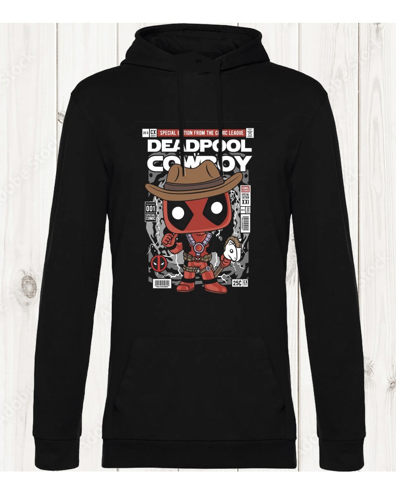 Sweat-shirt Deadpool Cowboy – Le Mercenaire en Mode Western