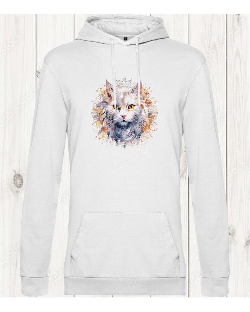 Sweat-shirt Chat Turkish Van – Design Artistique et Charme Féerique