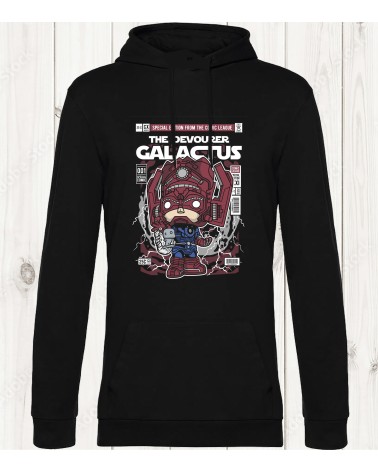 Sweat-shirt noir avec design Funko Pop Galactus