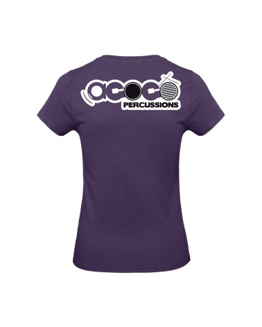 Tee-shirt femme col rond 190 | AGOGO PERCUSSIONS