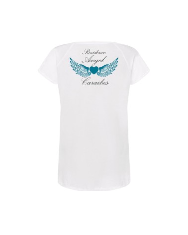 Tee-shirt femme style urbainBlanc | Angel's Caraïbes