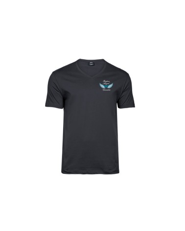 Tee-shirt homme col V DARK GREY | Angel's Caraïbes