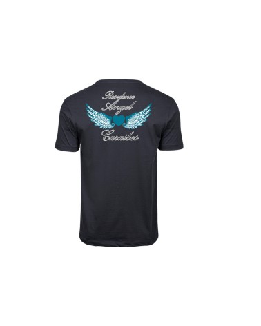 Tee-shirt homme col V DARK GREY | Angel's Caraïbes