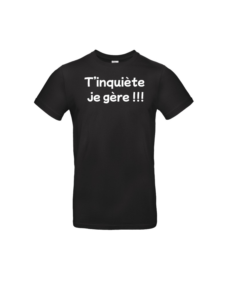 Tee-shirt officiel Homme J-Animation MiXx T'inquite je gère !!! – Affichez votre passion pour la musique !