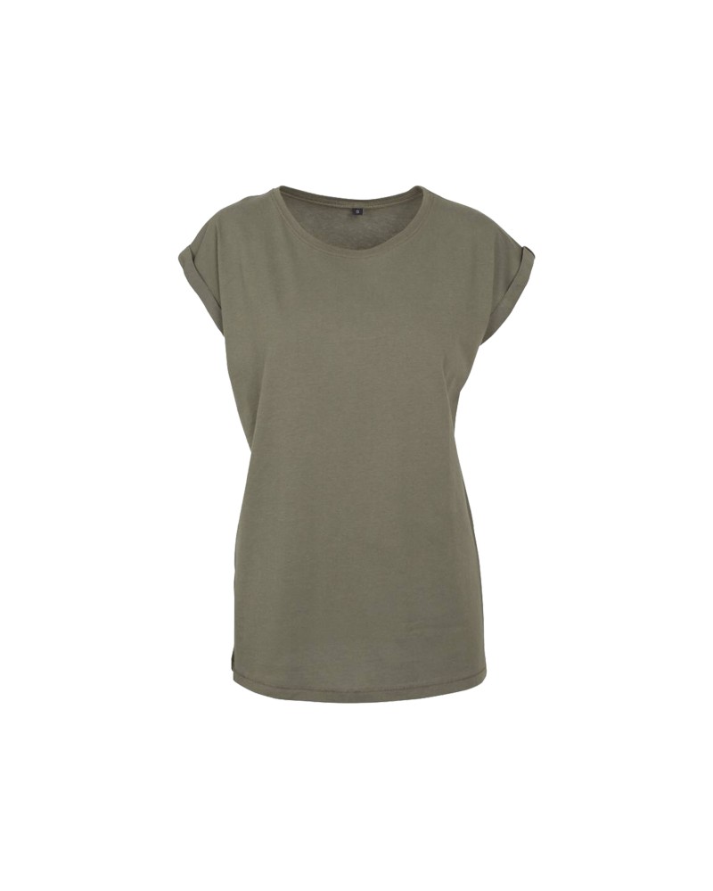 Personnalisation Tee-Shirt LADIES EXTENDED SHOULDER TEE | BUILD YOUR BRAND