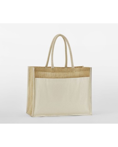 Personnalisation Sac shopping avec poche |  WESTFORD MILL