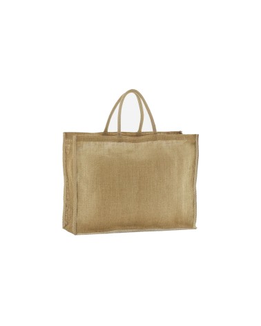 Personnalisation Grand sac shopping en toile de jute