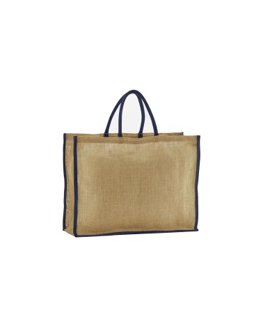 Personnalisation Grand sac shopping en toile de jute